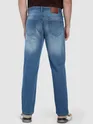 Soft Blue Raw Regular Fit Jeans