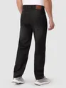 Black Whisker Baggy Fit Jeans