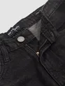 Black Whisker Baggy Fit Jeans