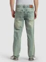 Blue Green Tinted Regular Fit Jeans