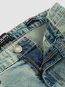 Blue Green Tinted Regular Fit Jeans