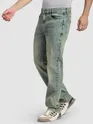 Blue Green Tinted Regular Fit Jeans