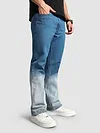 Mid Blue Ombre Bootcut Jeans