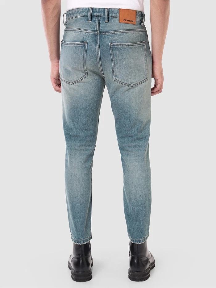 True Blue Carrot Fit Jeans