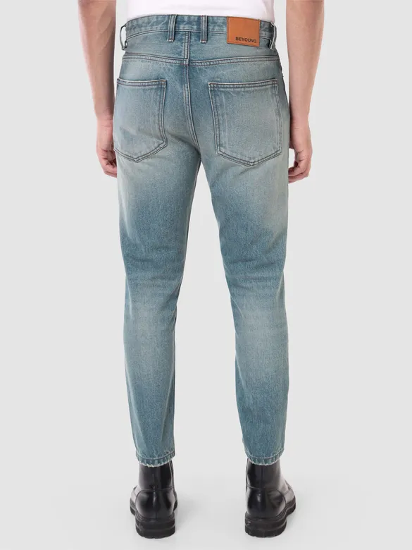 True Blue Carrot Fit Jeans