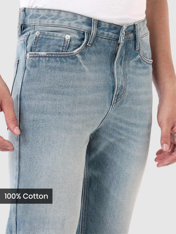 True Blue Carrot Fit Jeans