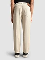 Beige Over Dyed Baggy Fit Jeans