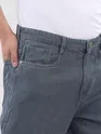 Grey Over Dyed Baggy Fit Jeans
