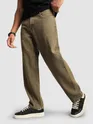 Tinted Brown Over Dyed Baggy Fit Jeans