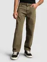 Tinted Brown Over Dyed Baggy Fit Jeans