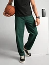Tinted Green Over Dyed Baggy Fit Jeans
