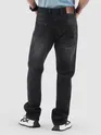 Black Spray Washed Regular Fit Jeans