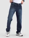 Dark Blue Spray Washed Regular Fit Jeans