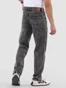 Black Cloud Wash Mid Rise Baggy Fit Jeans