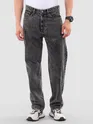 Black Cloud Wash Mid Rise Baggy Fit Jeans