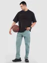 Green Tinted Baggy Fit Jeans