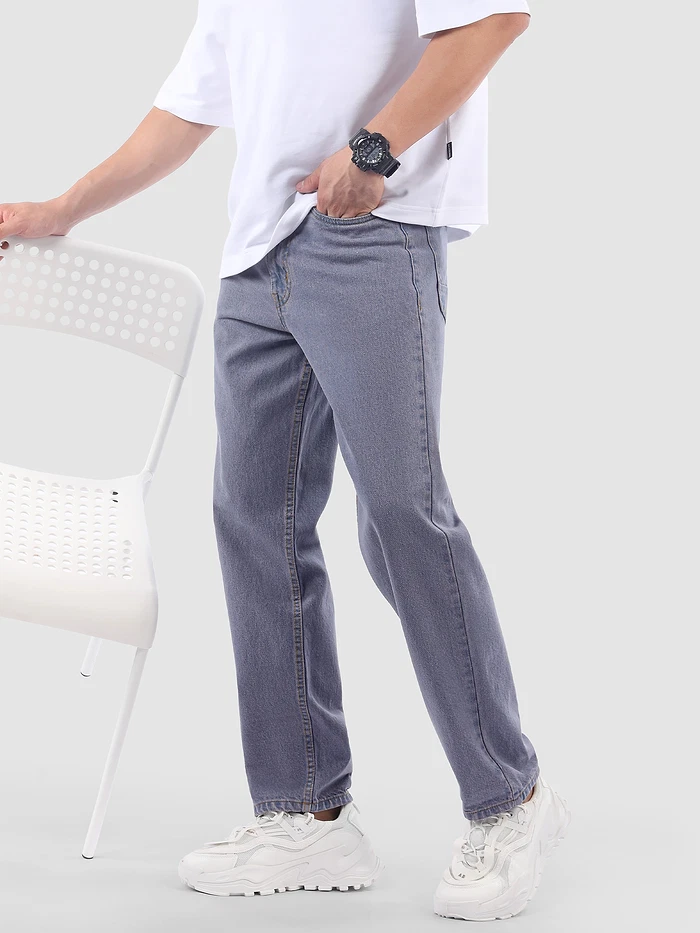 Purple Baggy Fit Jeans