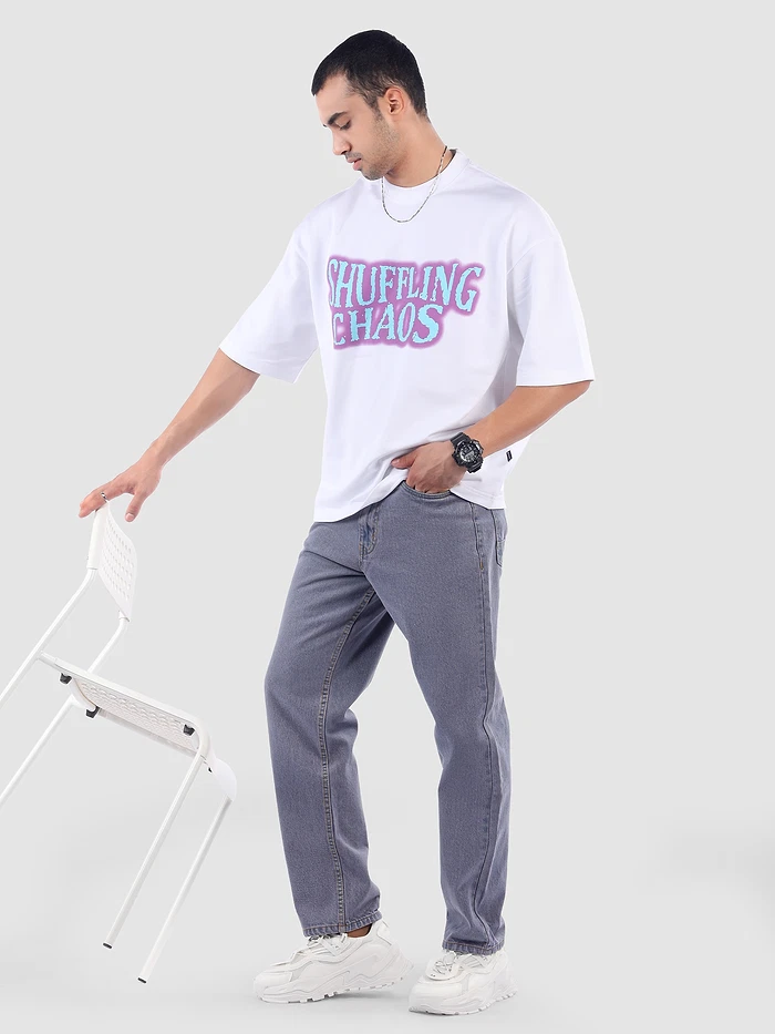Purple Baggy Fit Jeans