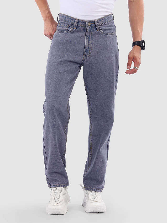 Purple Baggy Fit Jeans