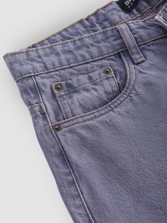 Purple Baggy Fit Jeans