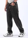 Grey Cloud Wash Baggy Fit Jeans