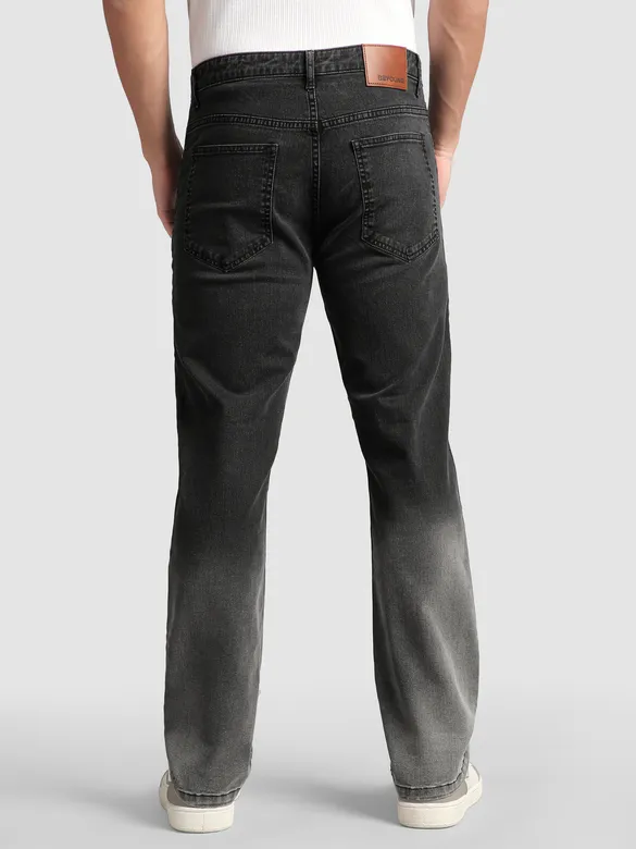 Grey Ombre Bootcut Jeans