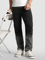 Grey Ombre Bootcut Jeans