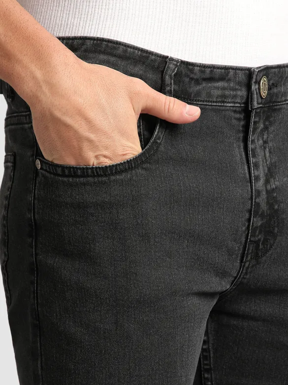 Grey Ombre Bootcut Jeans