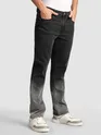 Grey Ombre Bootcut Jeans