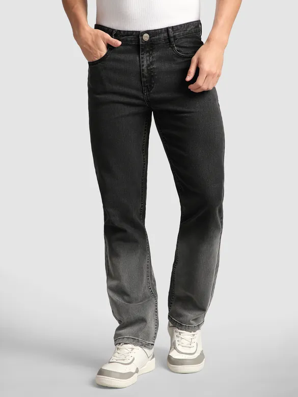Grey Ombre Bootcut Jeans