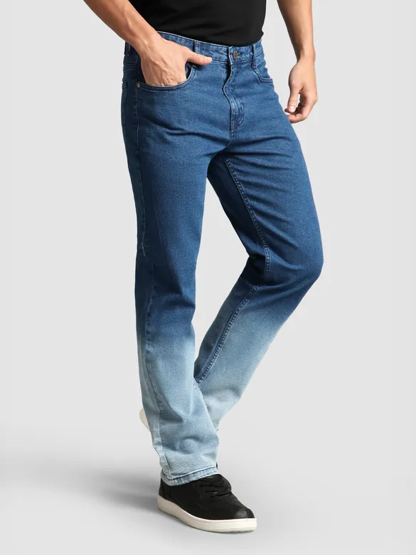 Indigo Ombre Bootcut Jeans