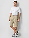 Beige Overdyed Jorts