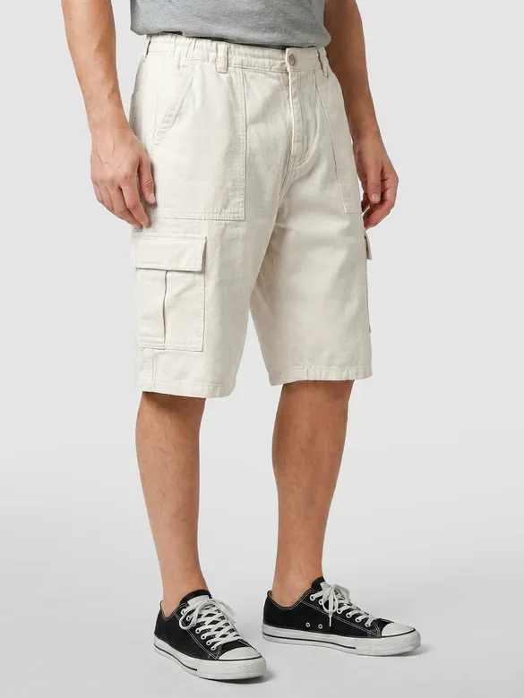 White Overdyed Jorts