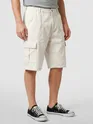 White Overdyed Jorts