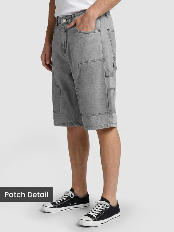 Grey Carpenter Denim Jorts