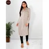 Monochrome Slit Shirt Kurti With Black Pant,