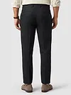 Black Textured Summer Pants