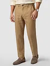 Khaki Textured Summer Pants