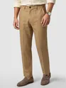 Khaki Textured Summer Pants