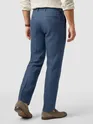Navy Blue Textured Summer Pants