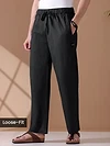 Black Loose-fit Pyjamas