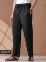 Black Loose-fit Pyjamas