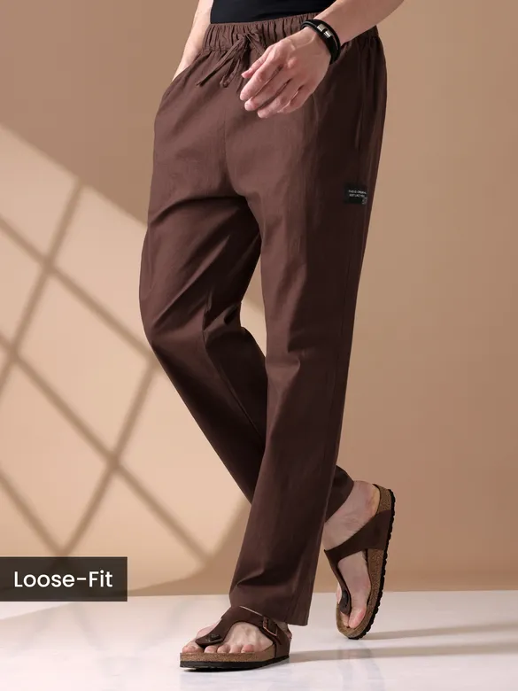 Pajama for men in Brown Color - Loose-fit