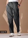 Grey mens pyjama pants - Loose-fit