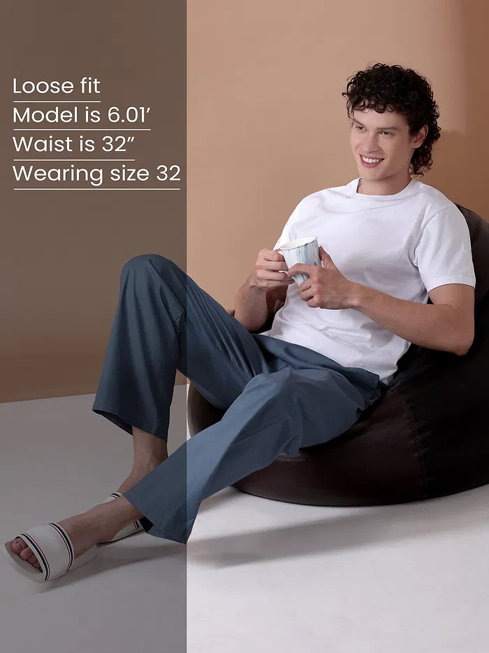 True Blue Loose-fit Pajamas