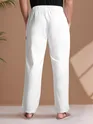 White Loose-Fit Pyjamas