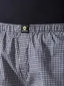 Navy Blue and White Checked Men?s Boxers