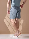 Sky Blue Checked Men?s Boxer?s