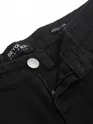 Black Cut Jeans for Men Front Zoom
