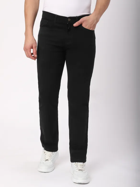 Black  Jeans for Men Front View
